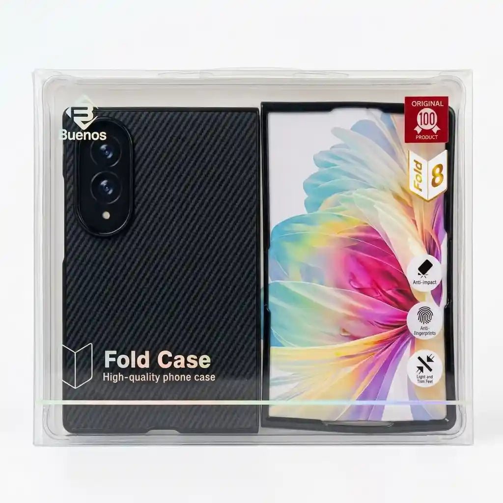 Samsung Galaxy Z Fold 8 Carbon Texture Fold Cover & Case - Dohans Essentials - qatar