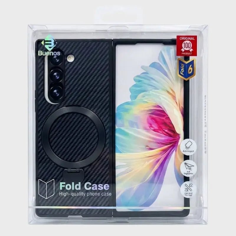 Samsung Galaxy Z Fold6 Ring Protective Cover & Case - Dohans Qatar - Black - qatar