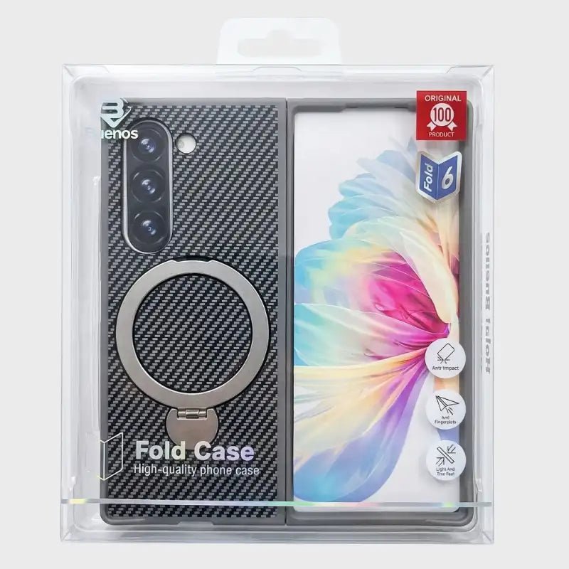 Samsung Galaxy Z Fold6 Ring Protective Cover & Case - Dohans Qatar - Silver - qatar