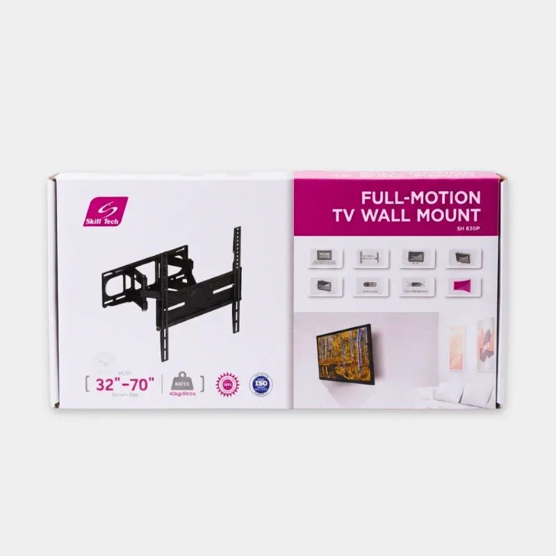 Skill Tech SH-630P Full Motion TV Wall Mount 32 to 70 Inch - Dohans Essentials - qatar