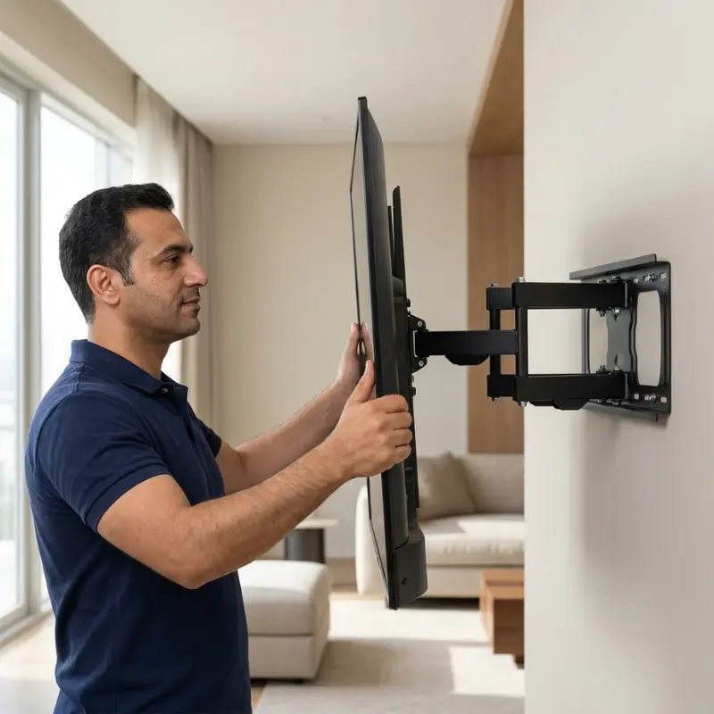 Skill Tech SH-740P Full Motion TV Wall Mount 37 to 80 Inch - Dohans Essentials - qatar