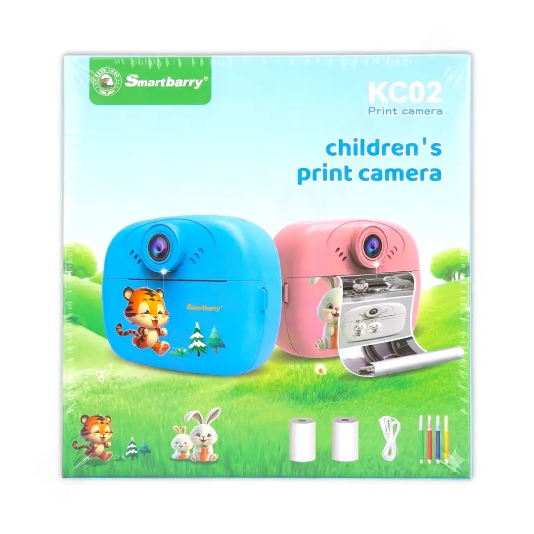 Smartberry KC02 Children Print Camera With Ink-Free Thermal Printing - Dohans Essentials - qatar