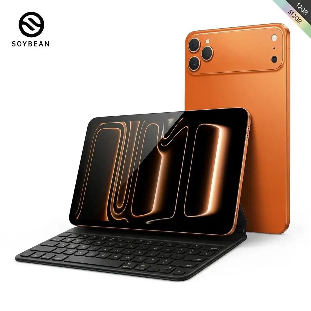 Soybean 10.1" HD Tablet | 12GB RAM + 512GB | 10000mAh Battery | Android - Dohans Essentials - qatar