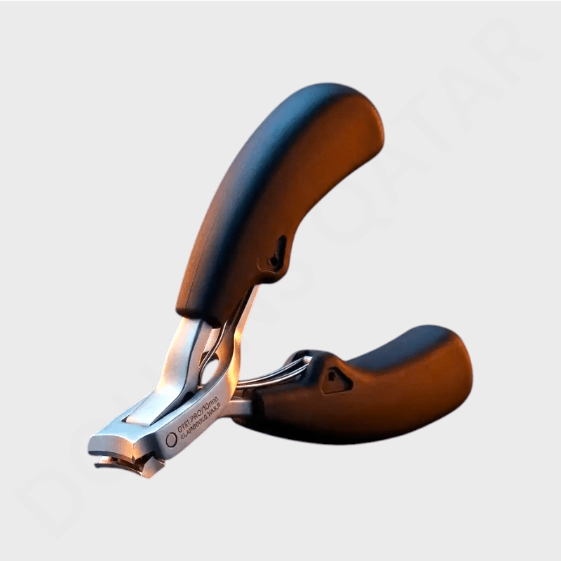 Stainless Steel Nail Clipper with Anti-Splash Guard & Cuticle Trimmer - Dohans Essentials - qatar