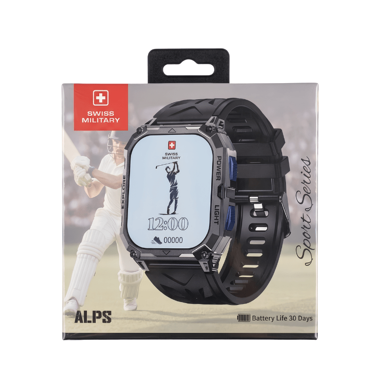 Swiss Military ALPS Sport Series Wireless Charging Smartwatch - Dohans Essentials - qatar