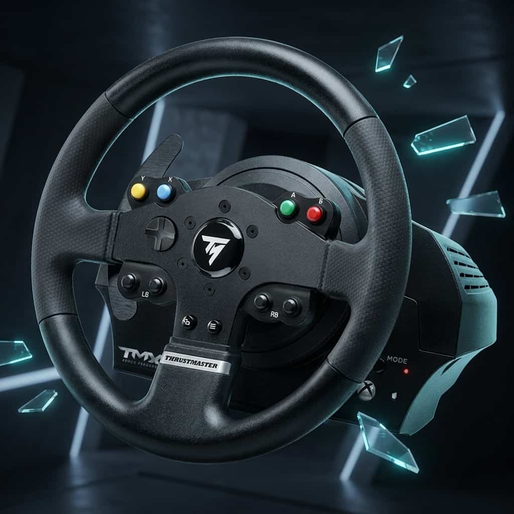 Thrustmaster TMX Force Feedback EU Version Racing Wheel - Dohans Essentials - qatar