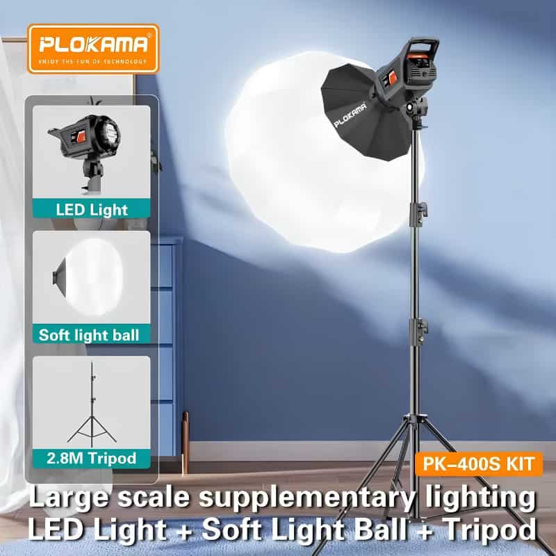 Plokama Pk-400S Video Light Kit For Photography