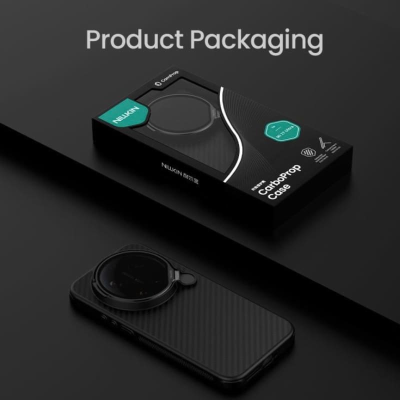 Xiaomi 17 Ultra Nillkin CarboProp Magnetic（Transparent Black Lens） Cover & Case