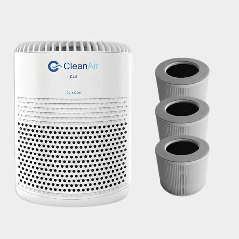 Xcell Clean Air CL2 Air Purifier + 3 Filter - Dohans Essentials - qatar