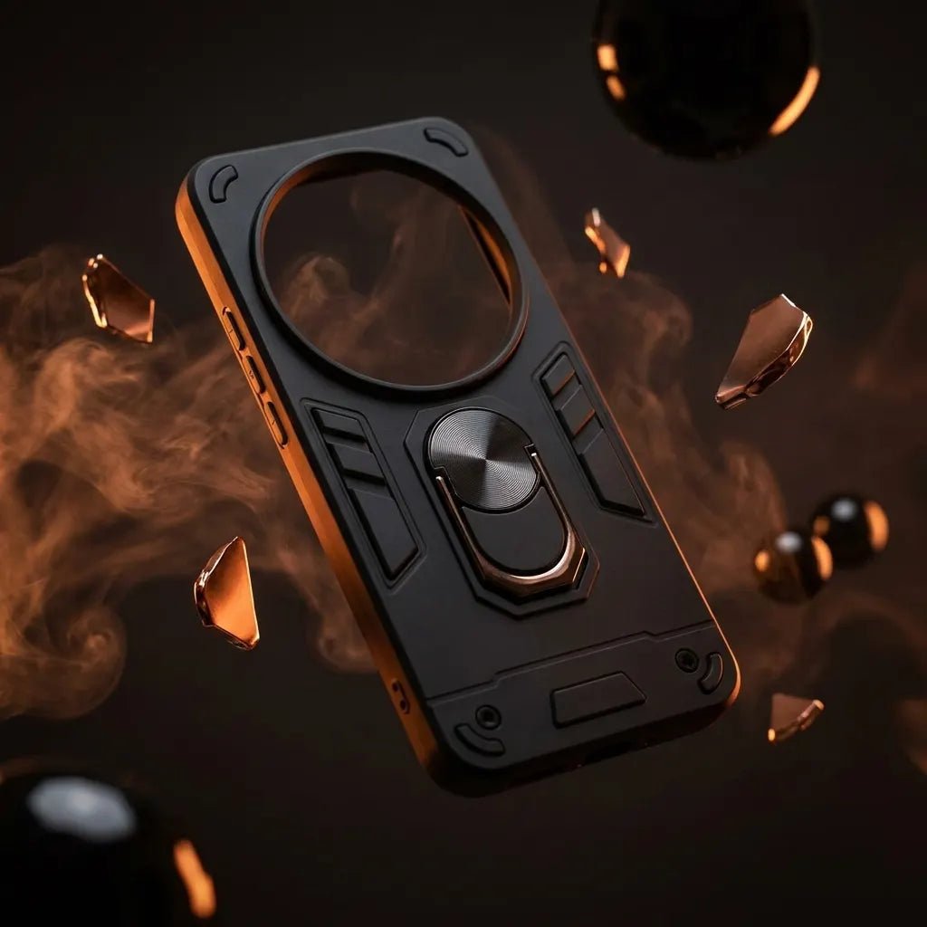 Xiaomi 15 Ultra Magnetic Metal Ring Stand Protective Case - Dohans Essentials - qatar