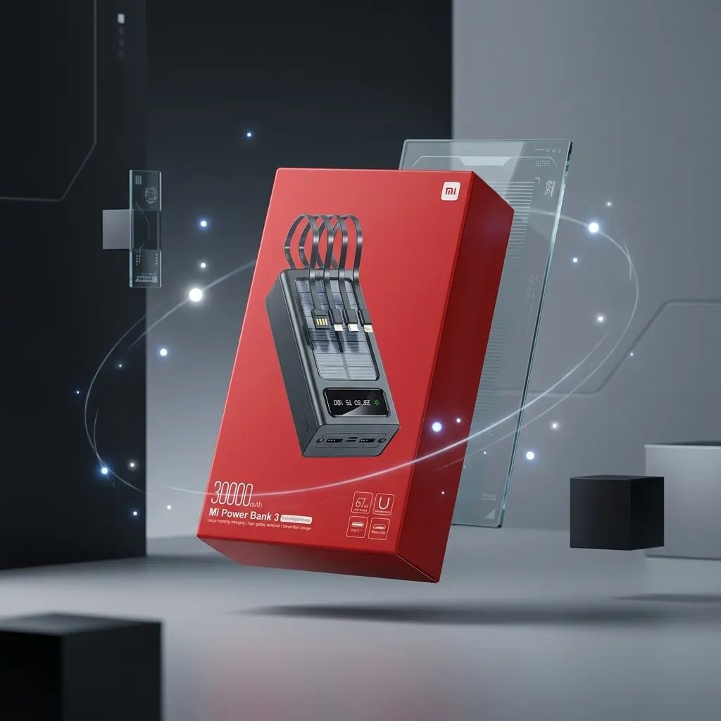 Xiaomi 30000mAh Solar Power Bank 67W Fast Charge - Dohans Essentials - qatar