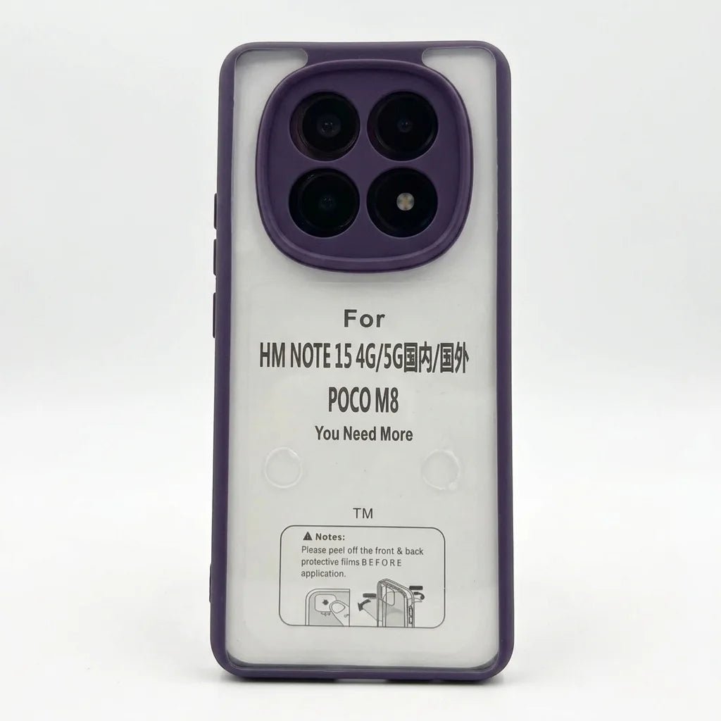 Xiaomi Redmi Note 15 4G / 5G Protective Back Case - Dohans Essentials - Style 2 - qatar