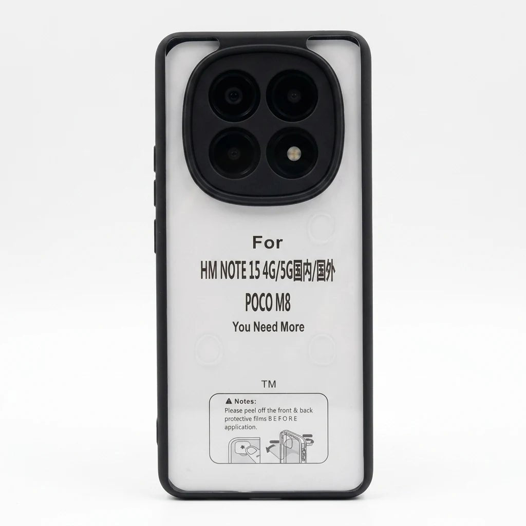 Xiaomi Redmi Note 15 4G / 5G Protective Back Case - Dohans Essentials - Style 3 - qatar