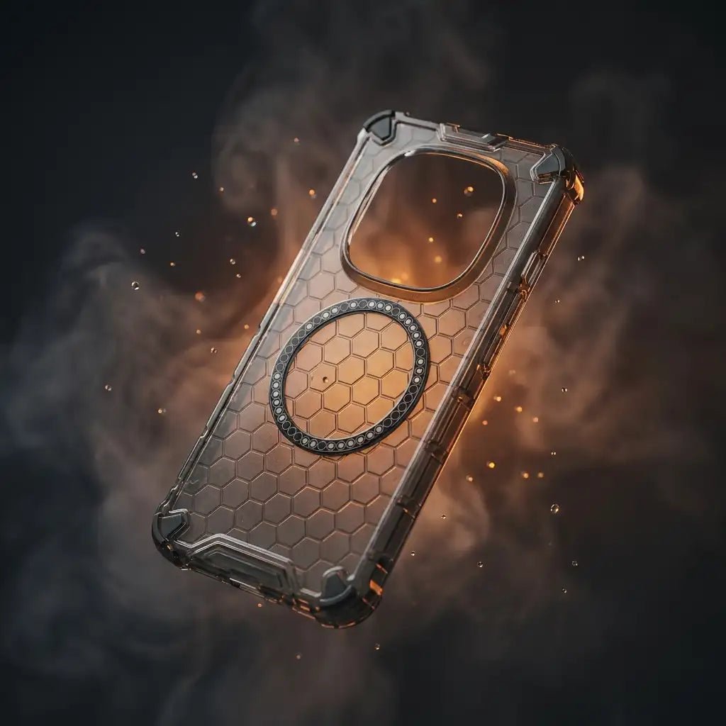 Xiaomi Redmi Note 15 Pro Transparent Magnetic Wireless Charging Case - Dohans Essentials - qatar