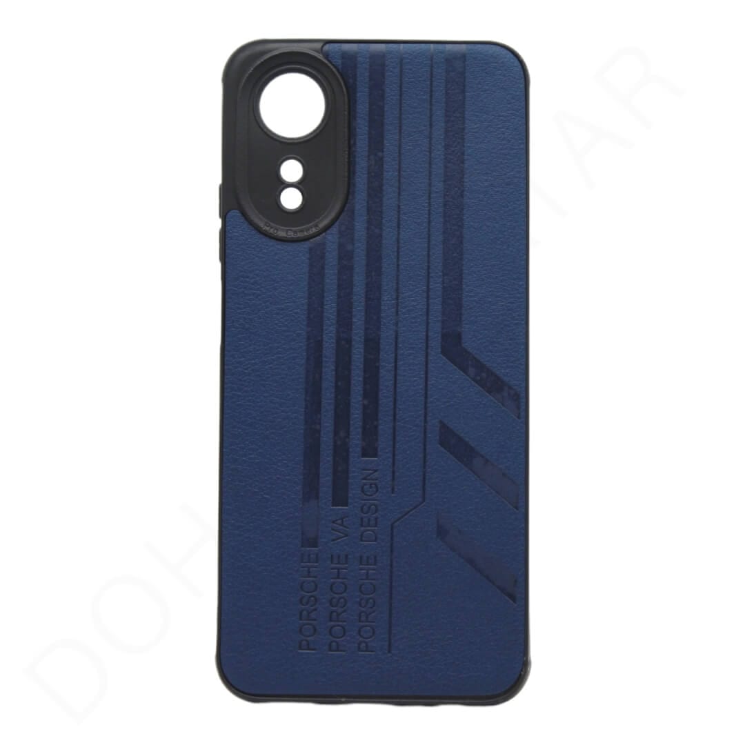 Dohans Blue Oppo A17K Back Case & Cover