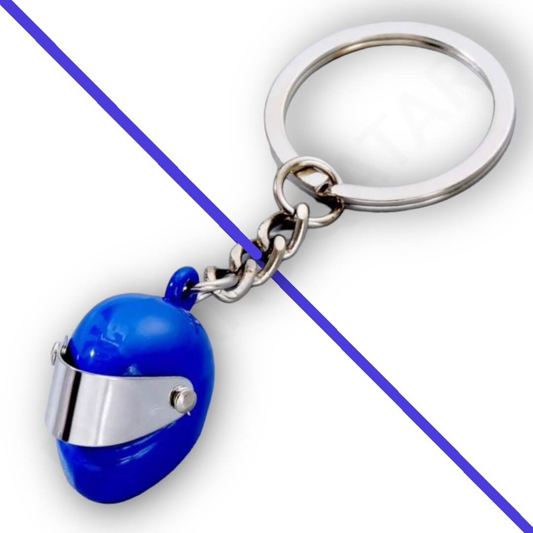 Dohans keyring Blue Helmet Keyring