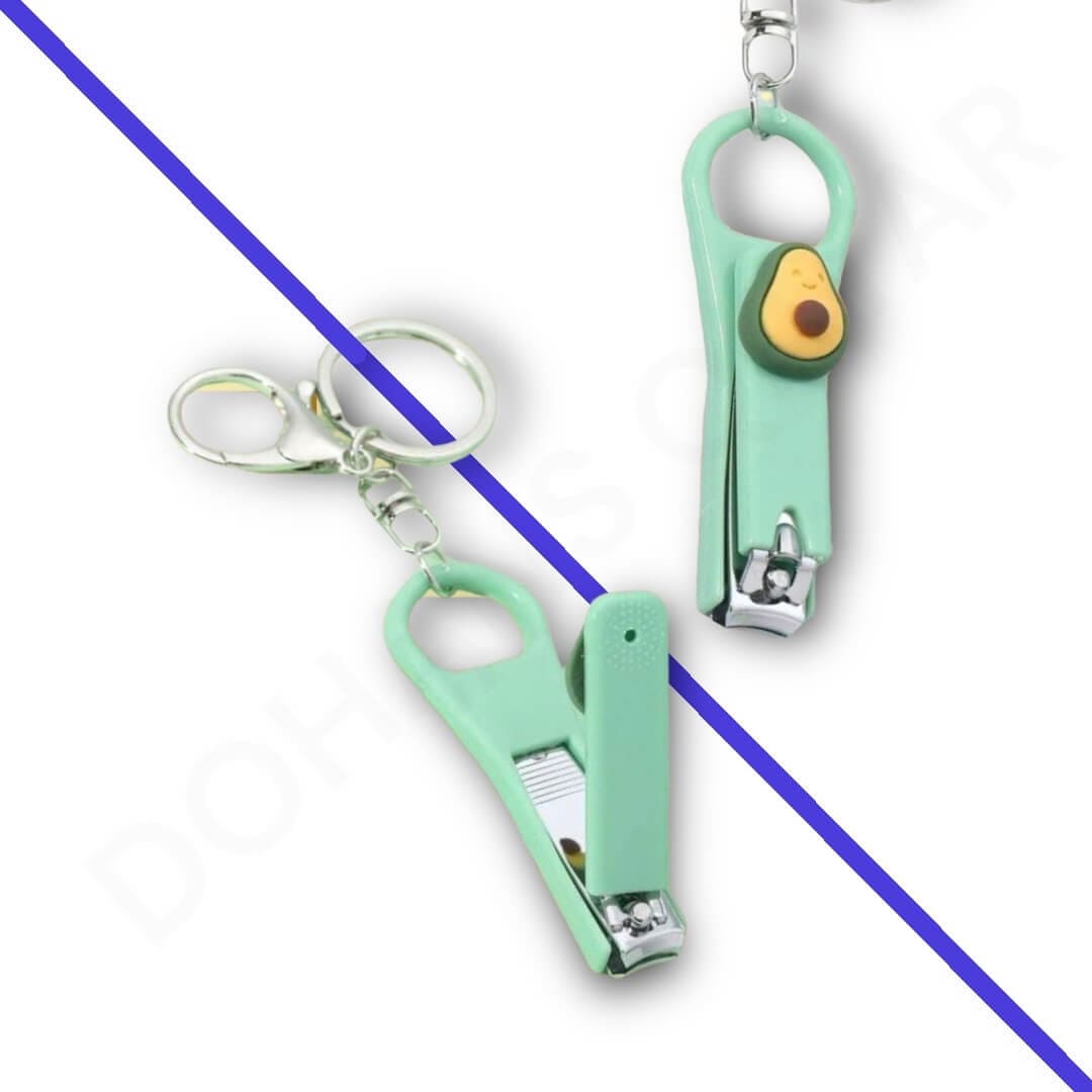 Key Chain Ring Nail Cutter Stainless Steel Nail Cutter, Key Ring Nail Cutter,  2 in 1 for Daily Use : Amazon.in: Home & Kitchen