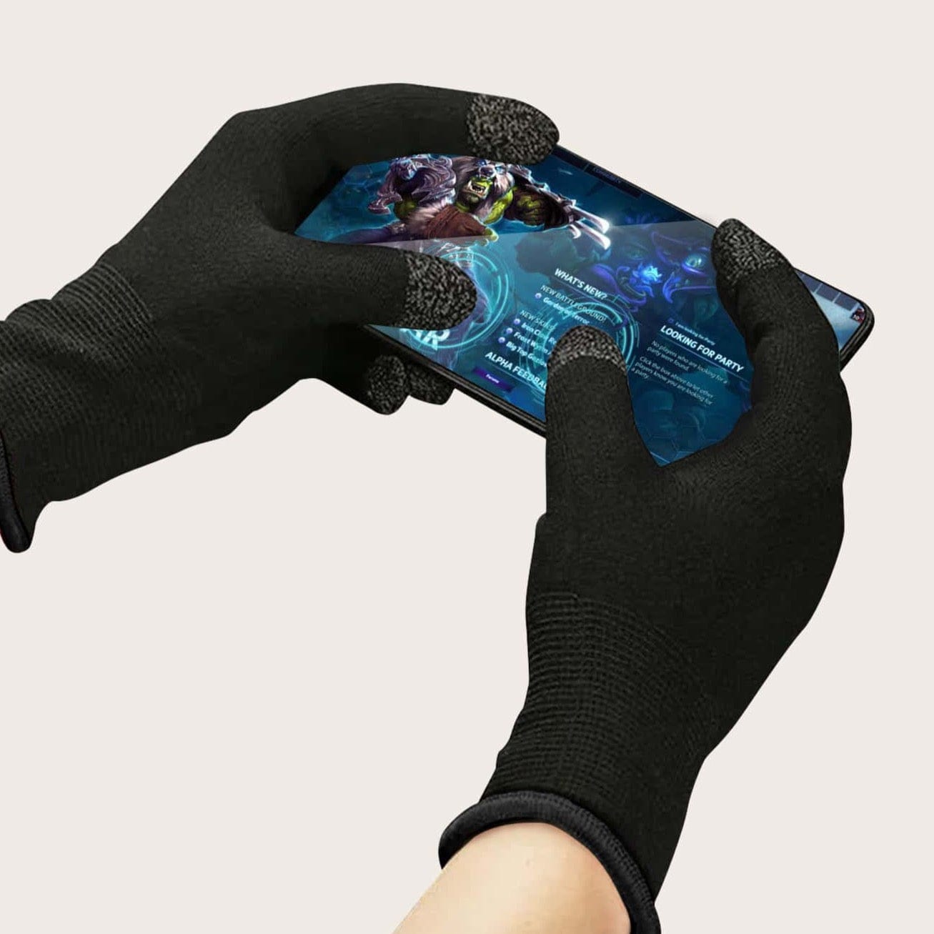 Gaming Gloves For Mobile Game, Sweat Proof, Touch Screen Mobile Gaming Gloves - Gaming Accessories available at Dohans Qatar