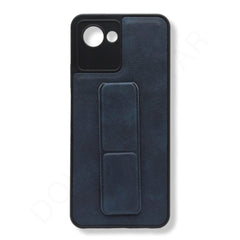 Dohans Mobile Phone case Blue Realme C30S Leather Texture Stand Case & Cover
