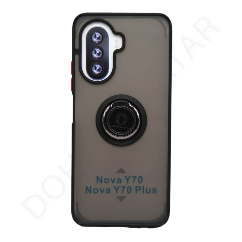 Dohans Mobile Phone Cases Black Huawei Nova Y70/ Y70 Plus Magnetic Ring Case