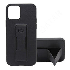Dohans Mobile Phone Cases Black iPhone 12 HDD Leather Stand Case & Cover