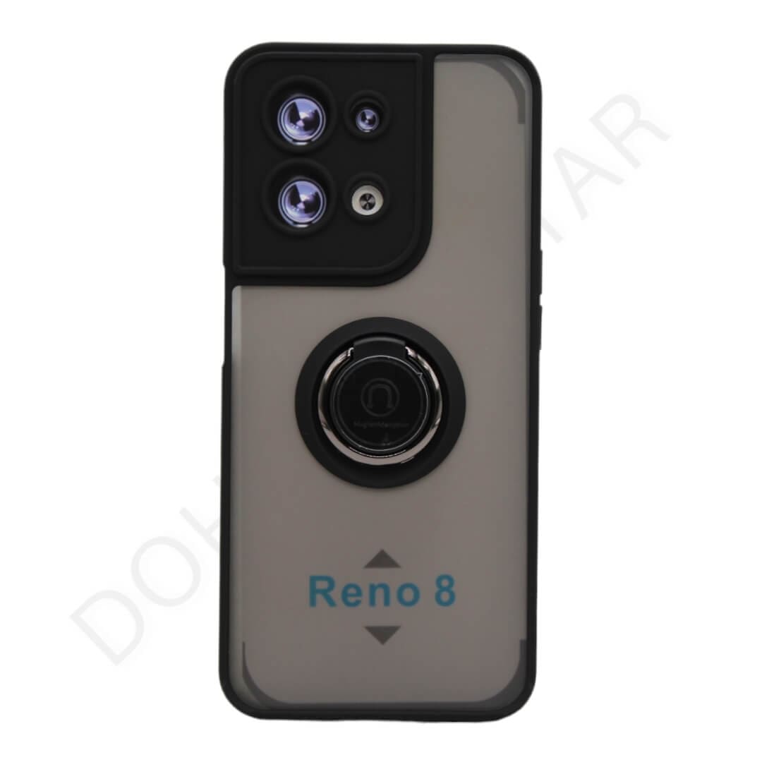 Dohans Mobile Phone Cases Black Oppo Reno8 Magnatic Ring Case & Cover