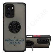 Dohans Mobile Phone Cases Black Xiaomi Redmi Note 10 Pro 5G Magnetic Ring Cover