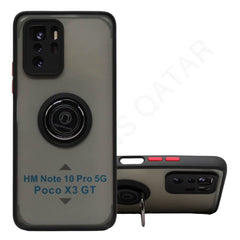 Dohans Mobile Phone Cases Black Xiaomi Redmi Note 10 Pro 5G Magnetic Ring Cover