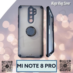 Dohans Mobile Phone Cases Black Xiaomi Redmi Note 8 Pro - Magnetic Ring Cover & Cases