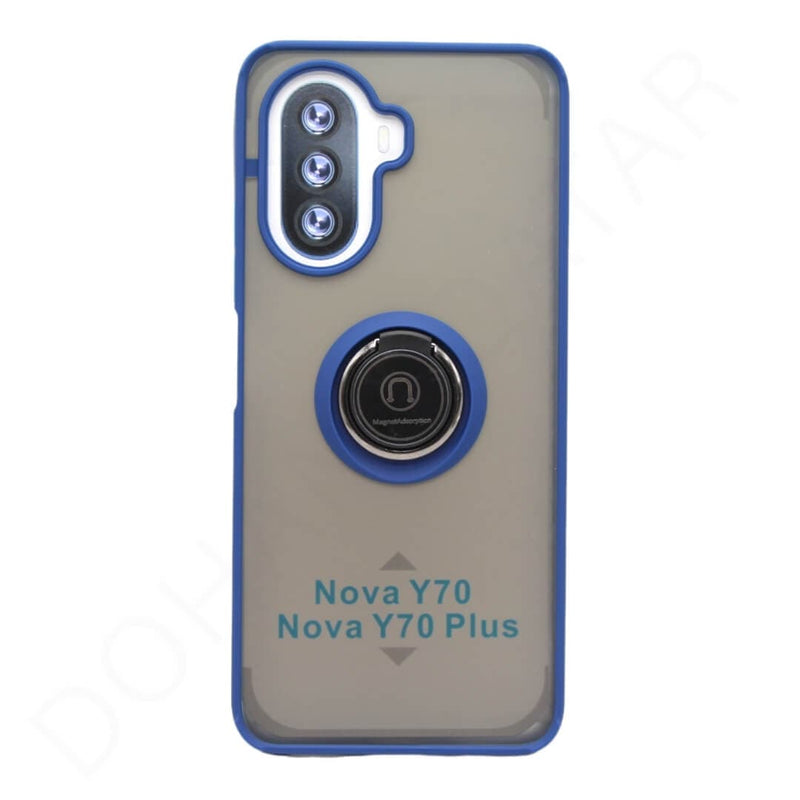 Dohans Mobile Phone Cases Blue Huawei Nova Y70/ Y70 Plus Magnetic Ring Case