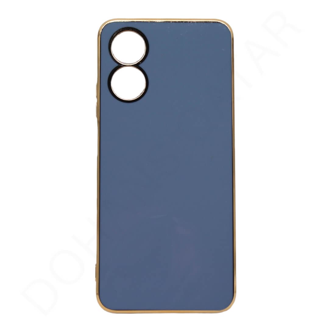 Dohans Mobile Phone Cases Blue Oppo A78 Gold Frame Silicone Case & Cover