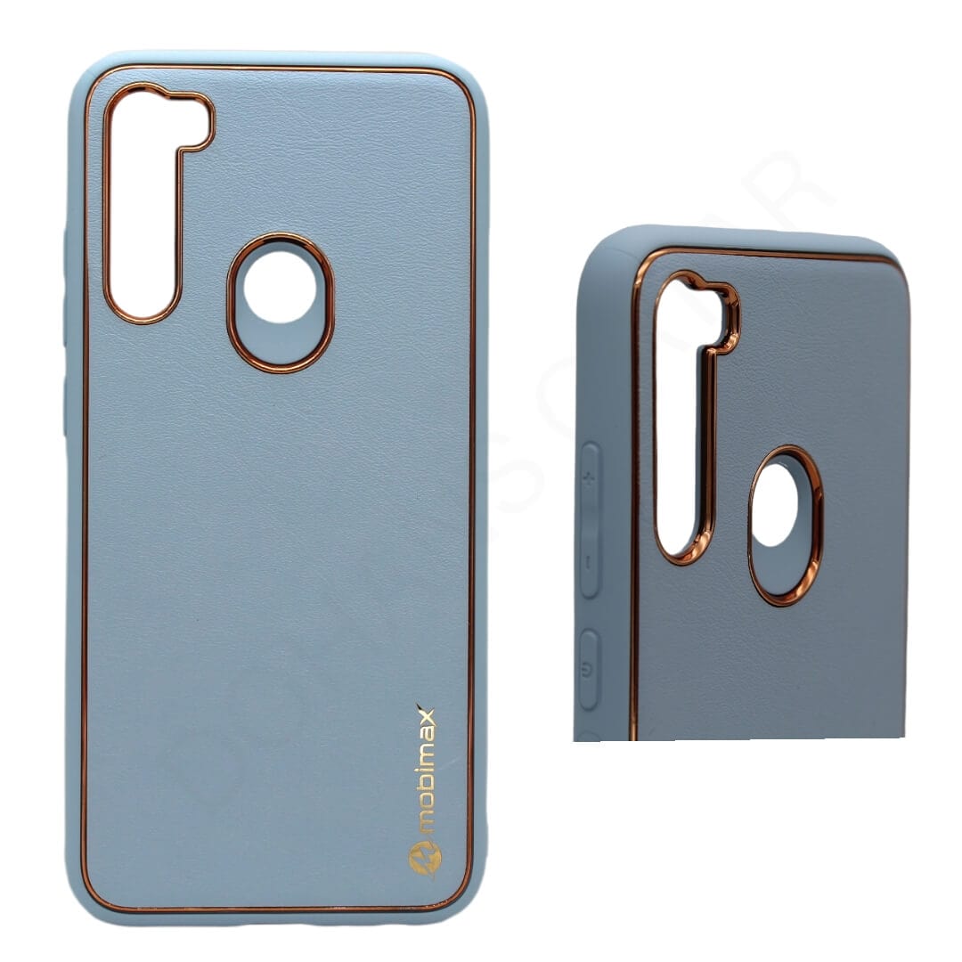 Dohans Mobile Phone Cases Blue Xiaomi Redmi Note 8 MobiMax Gold Border Leather Cover