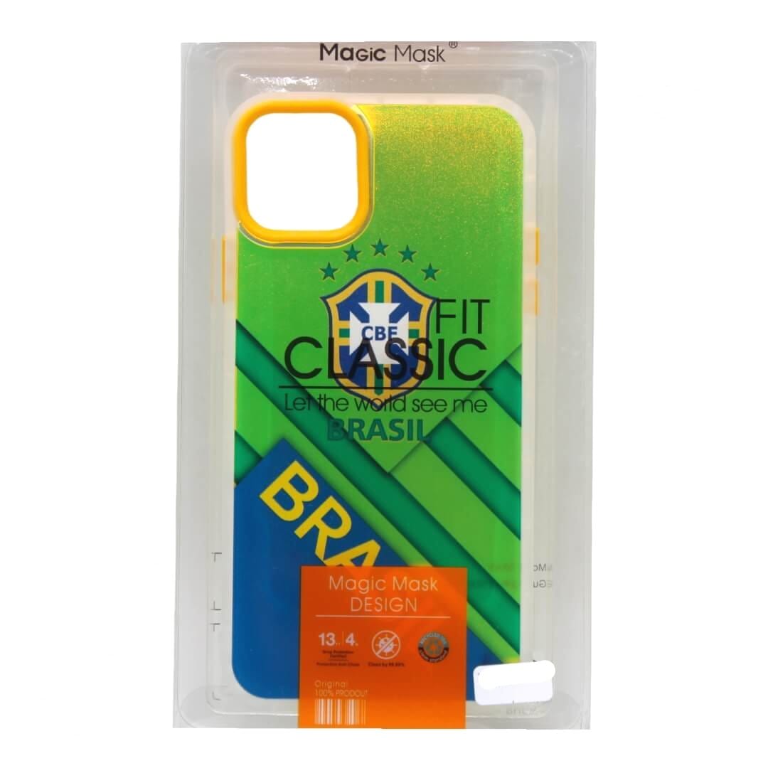 Dohans Mobile Phone Cases Brasil iPhone 12/ 12 Pro Football Fan Cover & Case