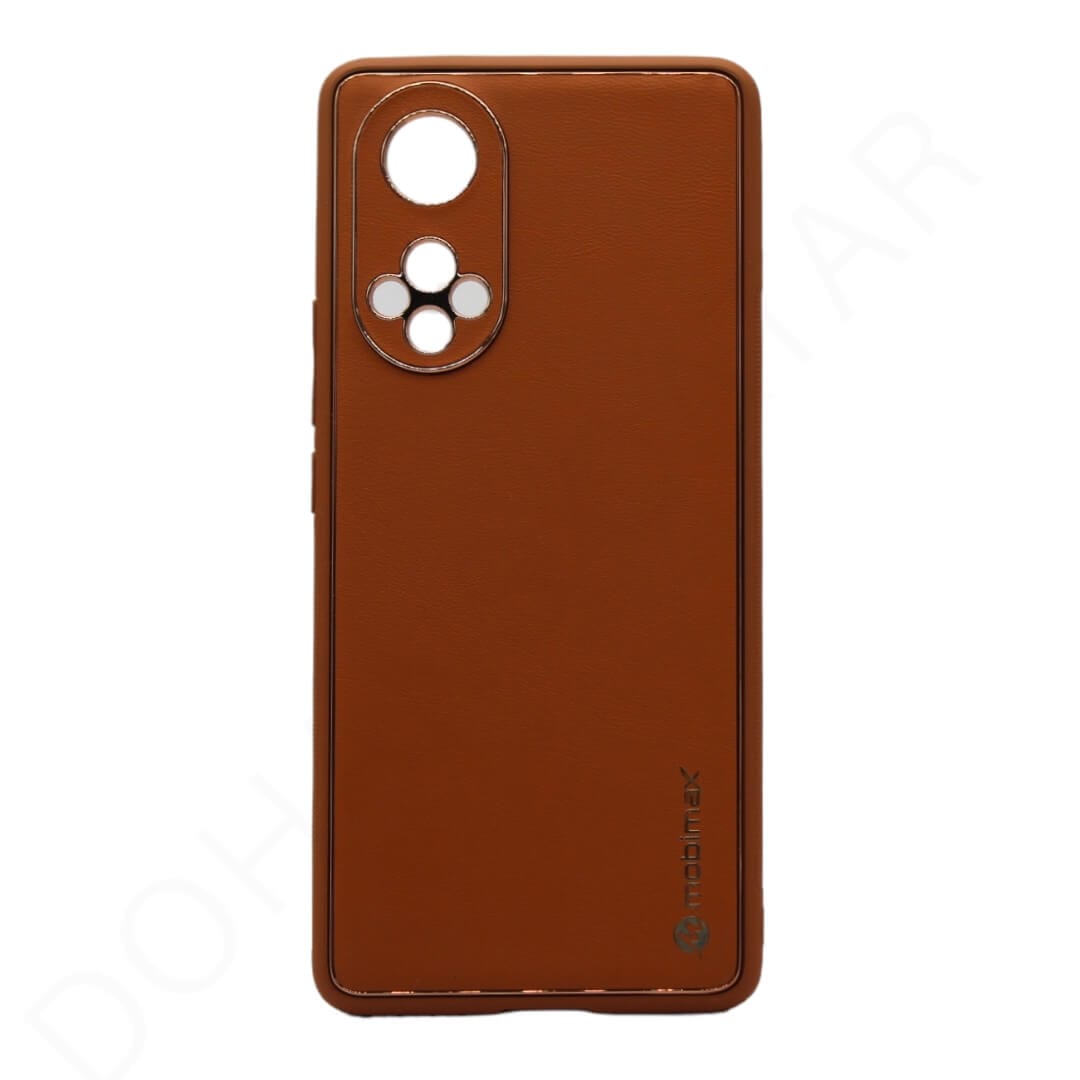 Dohans Mobile Phone Cases Brown Huawei Nova 9 - Mobimax Gold Border Premium Leather Cover & Cases