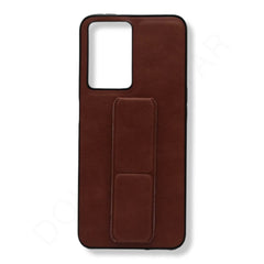 Dohans Mobile Phone Cases Brown Oppo A77 4G Leather Texture Stand Case & Cover