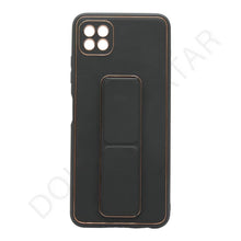 Samsung Galaxy A22 5G Gold Boarder Stand Case & Cover