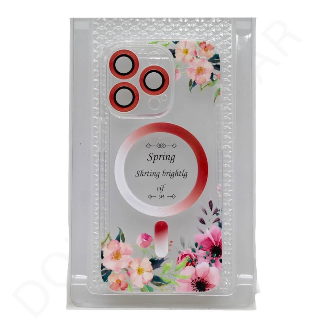 Dohans Mobile Phone Cases Flower 3 iPhone 14 Pro MagSafe Flower Print Cover & Case