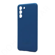 Dark Blue Silicone Cover & Cases for Samsung Galaxy M Series Model - Mobile Phone Cases available at Dohans Qatar