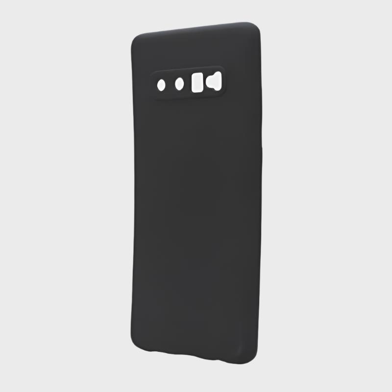 Dohans Mobile Phone Cases Galaxy S10 Plus Black Silicone Cover & Cases for Samsung Galaxy S Series Model