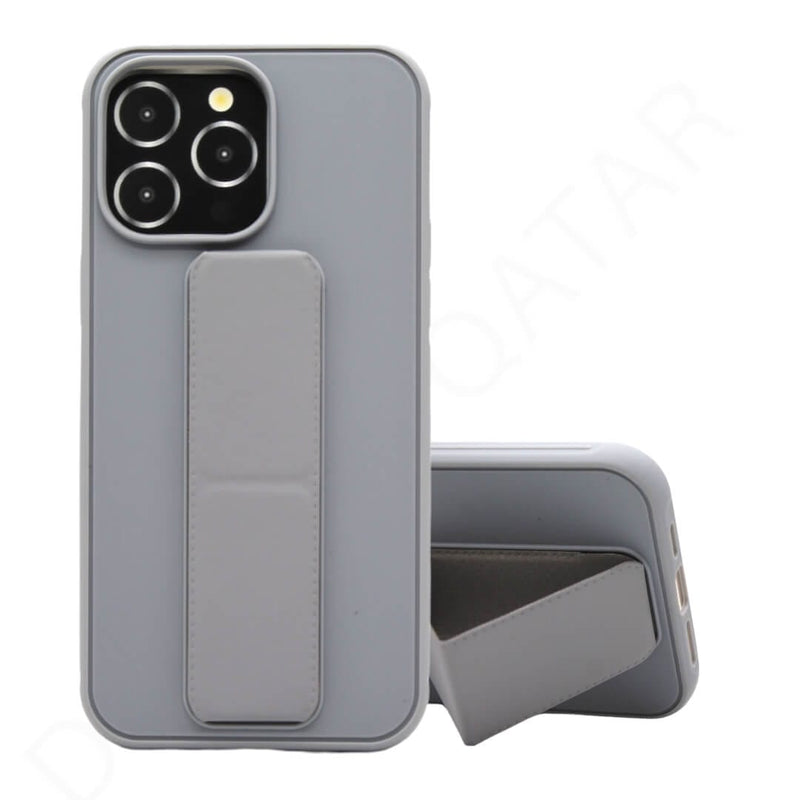 Dohans Mobile Phone Cases Gray iPhone 14 Pro Max Stand Back Cover & Case