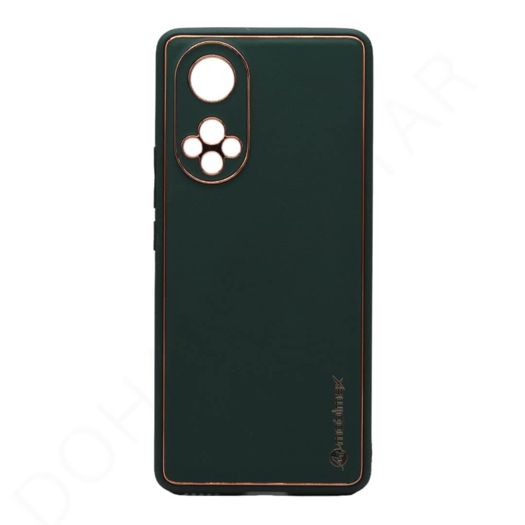 Dohans Mobile Phone Cases Green Huawei Nova 9 - Mobimax Gold Border Premium Leather Cover & Cases