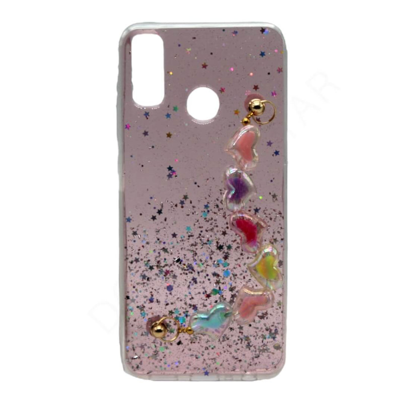 Dohans Mobile Phone Cases Huawei Y8s Shining  with Heart Straps Cover & Cases
