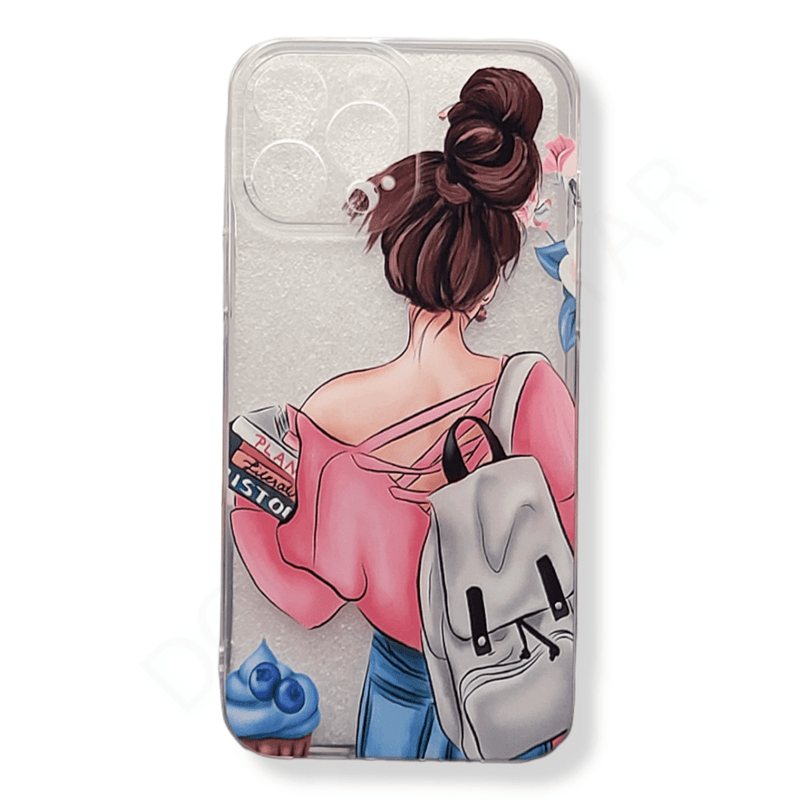 Dohans Mobile Phone Cases iPhone 13 Pro Girl Printed Clear Cover