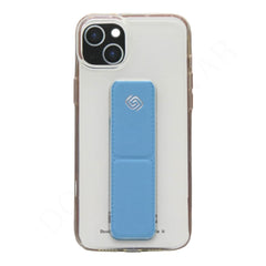 Dohans Mobile Phone Cases Light Blue iPhone 14 Transparent Stand Cover & Cases