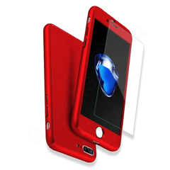 Dohans Mobile Phone Cases Red iPhone 7 Plus/ 8 Plus 360 Cover & Cases
