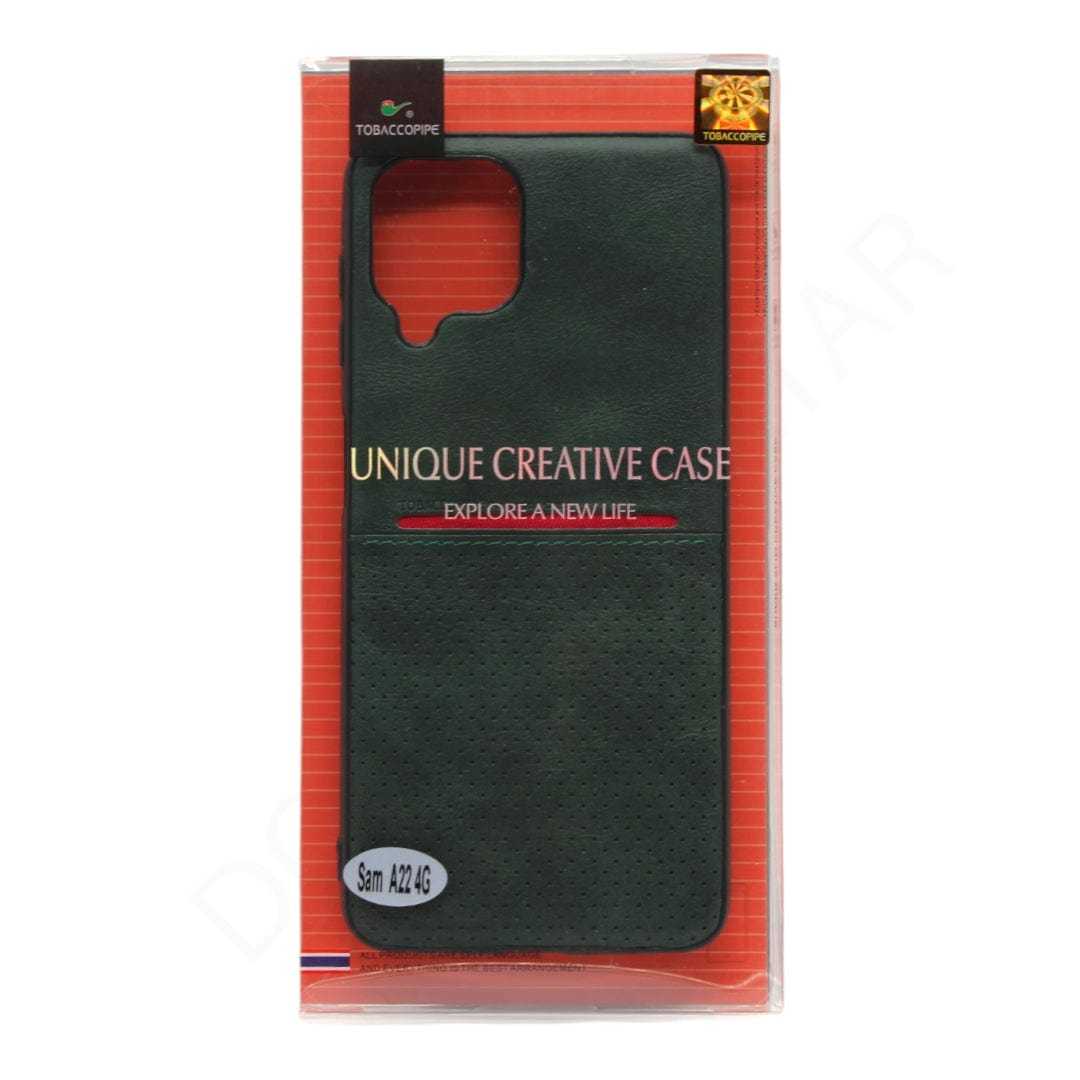 Samsung A22 4G Card Holder Cover - Mobile Phone Cases available at Dohans Qatar