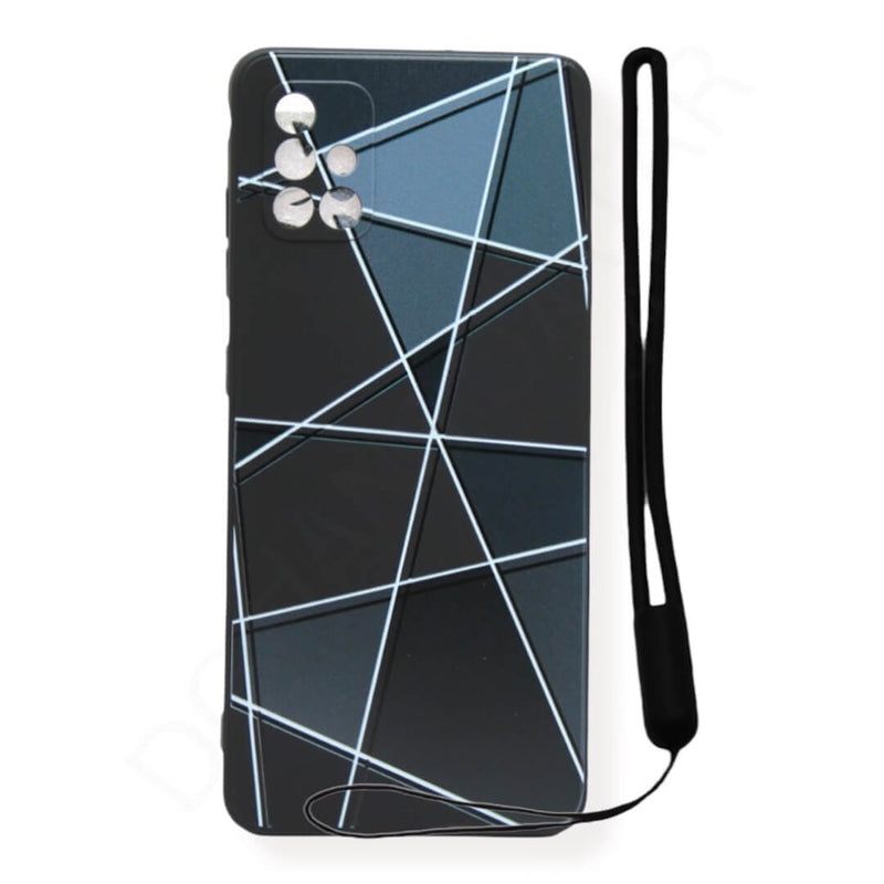 Dohans Mobile Phone Cases Samsung Galaxy A51 3D Line Case With Lanyard
