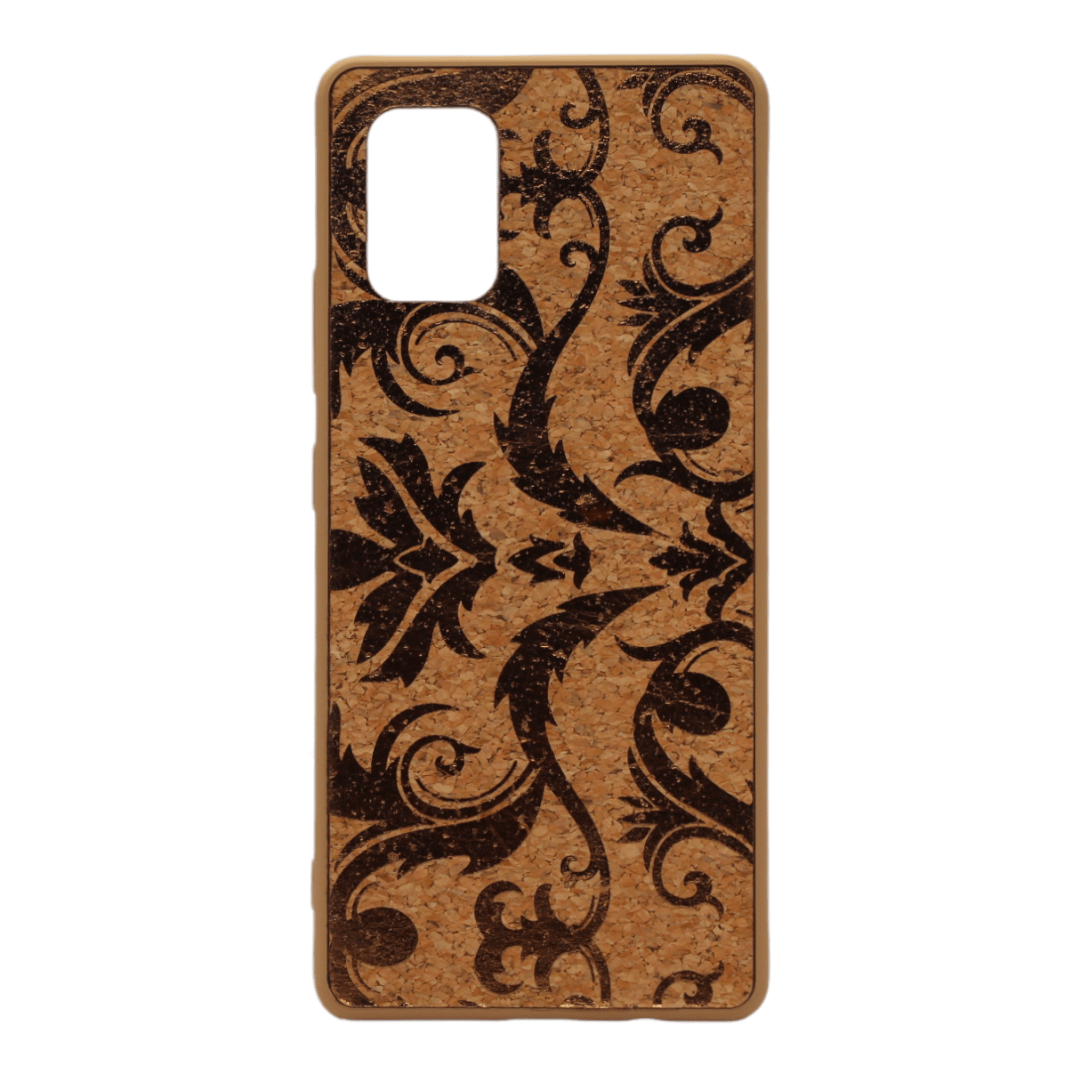 Samsung Galaxy A51 Golden Wood Pattern - Mobile Phone Cases available at Dohans Qatar