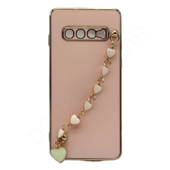 Dohans Mobile Phone Cases Samsung Galaxy S10 Golden Heart Strap Cover & Case