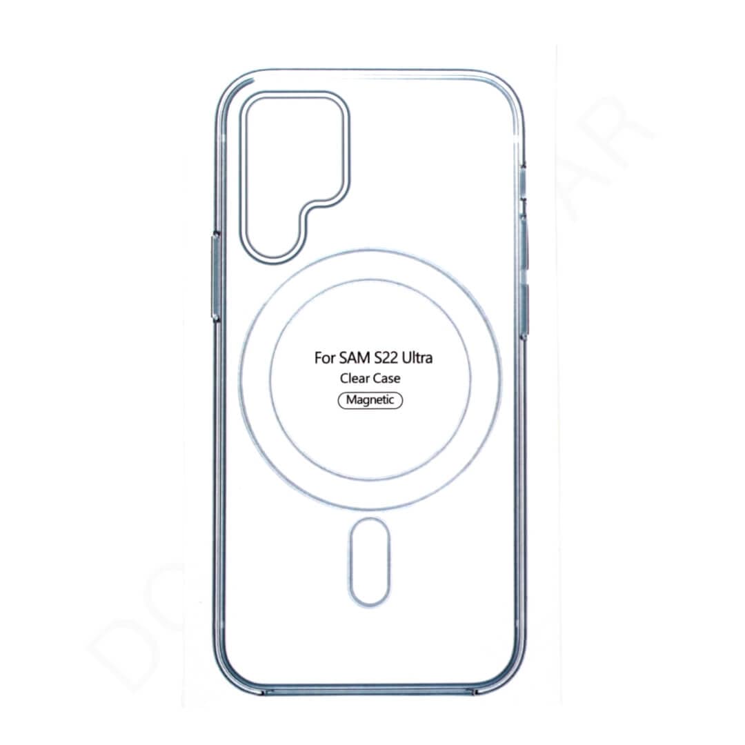 Samsung Galaxy S22 Ultra Magsafe Magnetic Transparent Case & Cover - Mobile Phone Cases available at Dohans Qatar